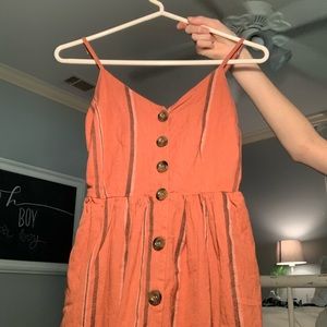 long button down dress